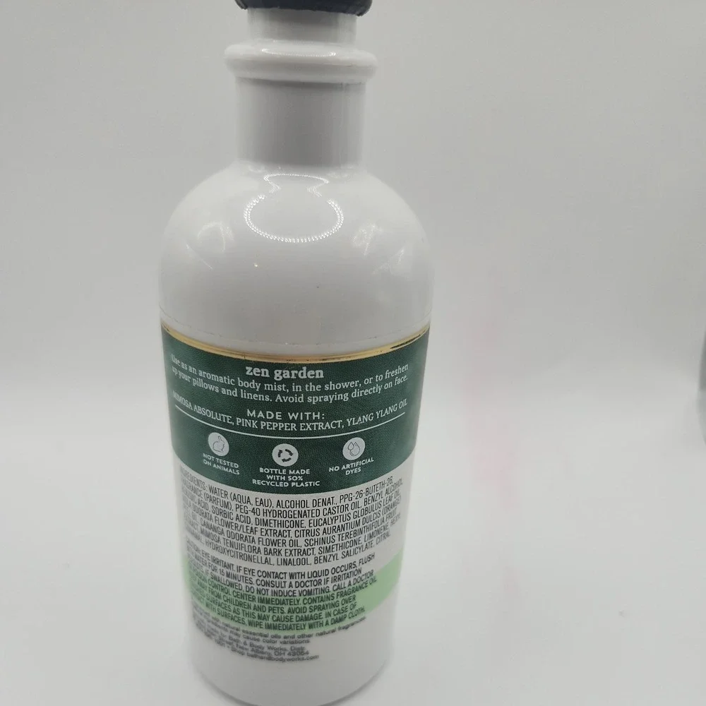 Bath & Body Works Zen Garden Essential Oil Mist Discontinued